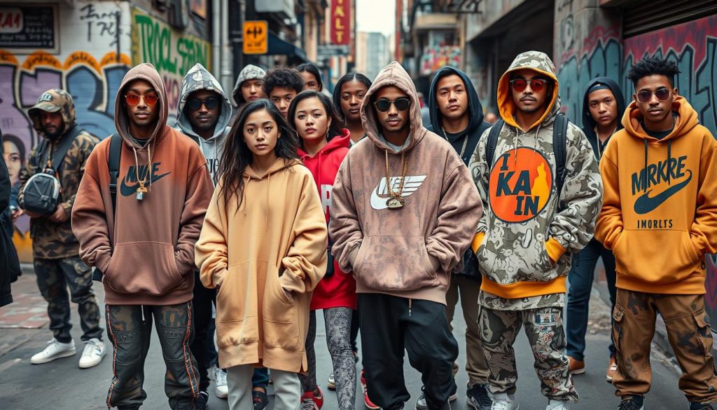 Tendências de streetwear